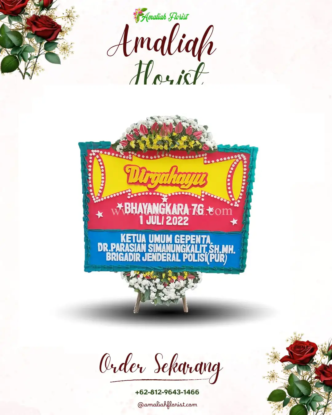 Papan Bunga HUT Ulang Tahun Purwantoro